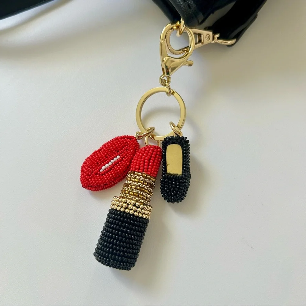 NWT Juicy Couture Tied with a Bow mini tote crossbody Black Bow Bag purse charm - Picture 5 of 17